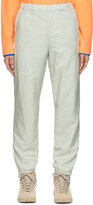 Thumbnail for your product : ERL Silver Nylon Lounge Pants