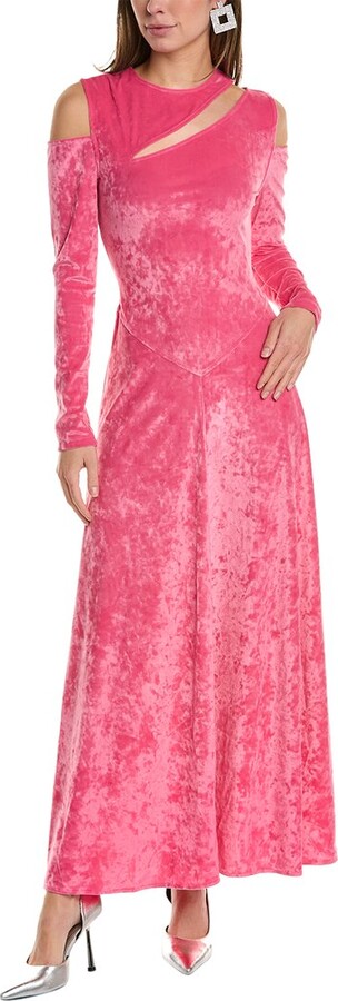 Velvet Jersey Maxi Dress