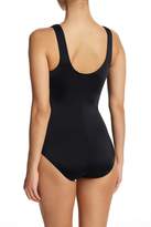 Thumbnail for your product : Reebok Rippling Water High Neck One-Piece Swimsuit - Extended Sizes Available