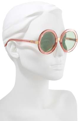Wildfox Couture 'Malibu' 56mm Round Sunglasses