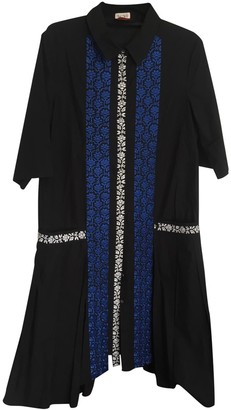 Suno Black Cotton Dress for Women