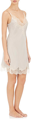 Carine Gilson Women's Lace-Trimmed Silk Chemise