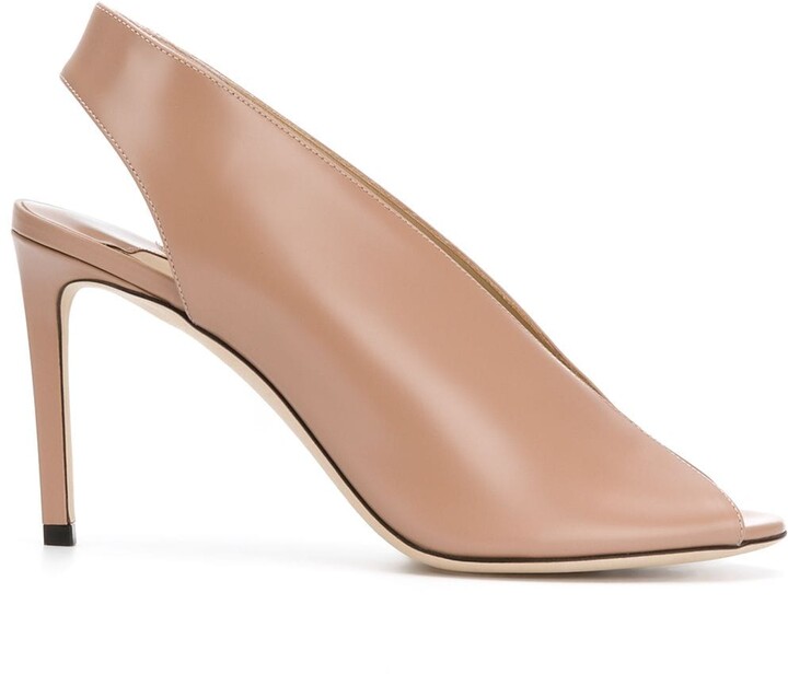 slingback shoe boots