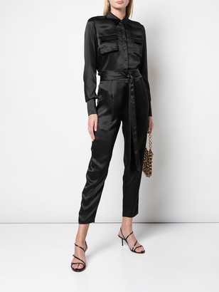 Alexis Belted High Waisted Trousers