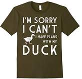 Thumbnail for your product : Sorry I Can't I Have Plans With My Duck T shirt