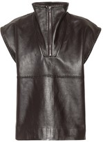 Thumbnail for your product : Ganni Sleeveless leather vest