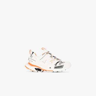 Balenciaga And Orange Track Sneakers - ShopStyle Trainers & Athletic Shoes