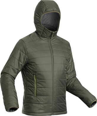 Decathlon Forclaz MT100 23?F Synthetic Hooded Backpacking Padded Puffer  Jacket Men's, Black - ShopStyle