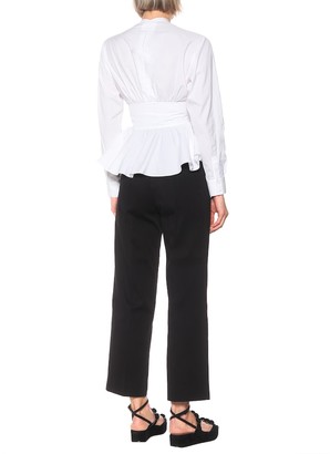 Alaia Cotton-poplin blouse