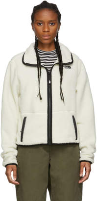 The North Face White Sherpa Dunraven Crop Jacket