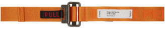 Heron Preston Orange KK Tape Belt