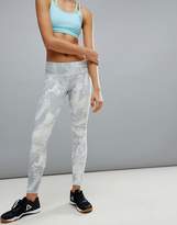 Thumbnail for your product : Reebok Combat Marble Legging In White