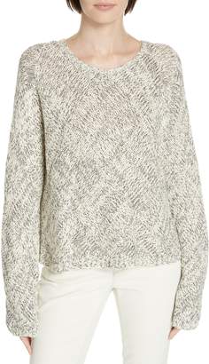 Eileen Fisher Marled Organic Cotton Sweater