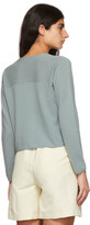 Thumbnail for your product : Vince Blue Knit Cardigan