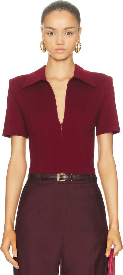Ila Kate Top in Burgundy