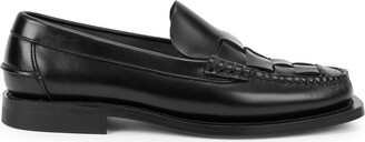 Hereu Nombela Leather Loafers - Black - 4