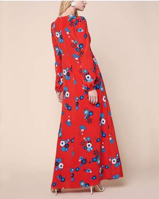 Juicy Couture Silk Hayworth Floral Maxi Dress