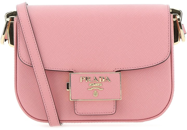 Prada Logo Plaque Crossbody Bag ShopStyle