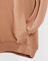 Thumbnail for your product : Il Sarto Petite oversized hoodie dress in tan