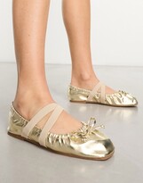 Elastic Strap Ballet Flats | ShopStyle