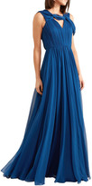 Thumbnail for your product : Jason Wu Jason Wu Cold-shoulder Pleated Silk-chiffon Gown