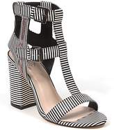 Thumbnail for your product : French Blu Oreo Ankle Strap Stripe Sandal