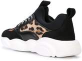 Thumbnail for your product : Moschino leopard print trainers