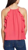 Thumbnail for your product : 1 STATE Sleeveless Ruffle-Trim Top