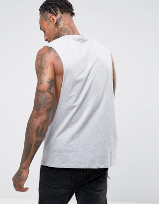 ASOS Sleeveless T-Shirt With Extreme Dropped Armhole