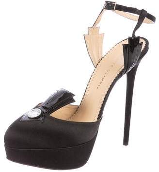 Charlotte Olympia Empire State Platform Pumps w/ Tags