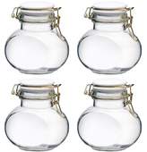 Thumbnail for your product : Global Amici Phoebe Mini Canister Gold White Hermetic Preserving, Set of 4