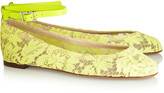 Thumbnail for your product : Valentino Lace Ballet Flats