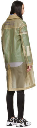 Undercover Beige Translucent Logo Trench Coat