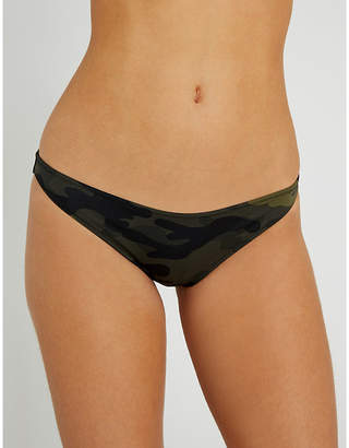 The Upside Camo Gia printed bikini top