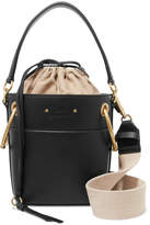 Thumbnail for your product : Chloé Roy Mini Leather Bucket Bag - Black