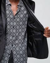 Thumbnail for your product : ASOS Skinny Velvet Blazer In Black