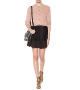 Thumbnail for your product : Miu Miu Studded leather shoulder bag