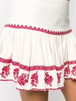 Thumbnail for your product : Etoile Isabel Marant Russell embroidered mini skirt