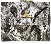 Thumbnail for your product : Vivienne Westwood Frilly Snake Trifold Wallet