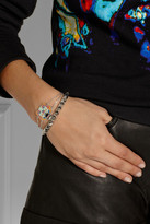 Thumbnail for your product : Kenzo Tiger enameled silver bracelet
