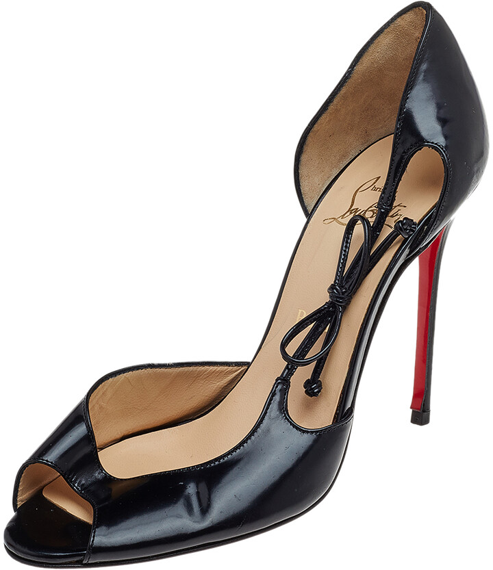 skildring Berigelse at straffe Christian Louboutin Peep Toe | Shop the world's largest collection of  fashion | ShopStyle