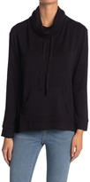 Thumbnail for your product : Workshop Long Sleeve Cowl Neck Fleece Top With Kangaroo Pocket