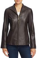 Thumbnail for your product : Cole Haan Wing Collar Leather Jacket
