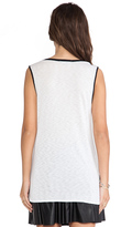 Thumbnail for your product : David Lerner Color Block Muscle Tank