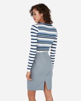 Thumbnail for your product : Express Seamed Pencil Skirt