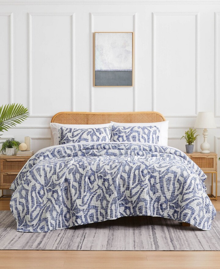 SouthShore Fine Linens Khari Oversized 2 Piece Quilt Set, Twin/Twin Xl