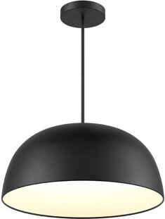 Orren Ellis Napa 30 Inch 2-in-1 Dome Flush Mount and Pendant