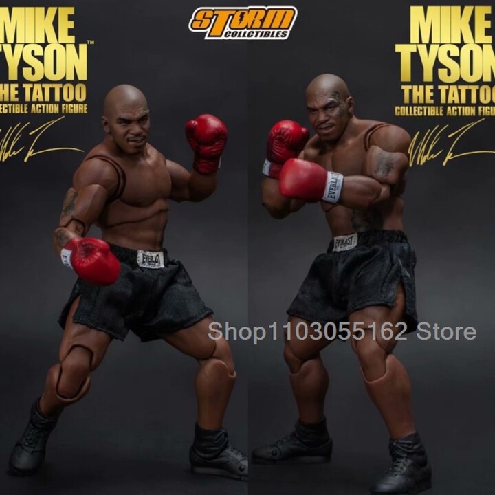 Hot Toys 3 Head Face Storm Toys Boxing Boxer Champion Mike Tyson Final Round Mike Tyson Action Figure Collectible Model Toy Birthday Gift