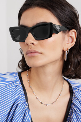 PRADA EYEWEAR - Square-frame Acetate Sunglasses - Black