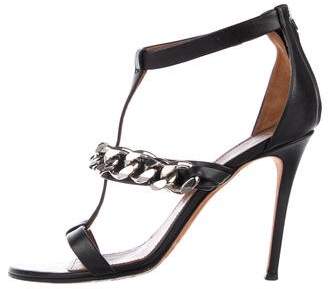 Givenchy Leather Ankle-Strap Sandals